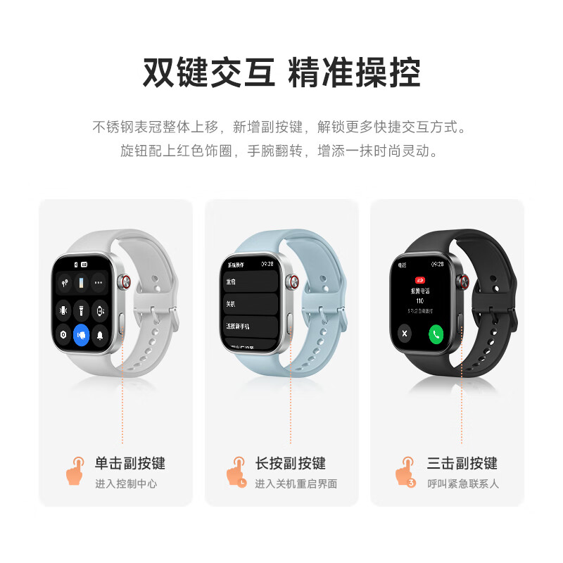 Xiaomi (MI) REDMI Watch 6 ThePaper OS 3 Heart Rate and Blood Oxygen Monitoring Bluetooth Call Smart Watch Xiaomi Auto New Product REDMI Watch 6 Bright Moon Silver