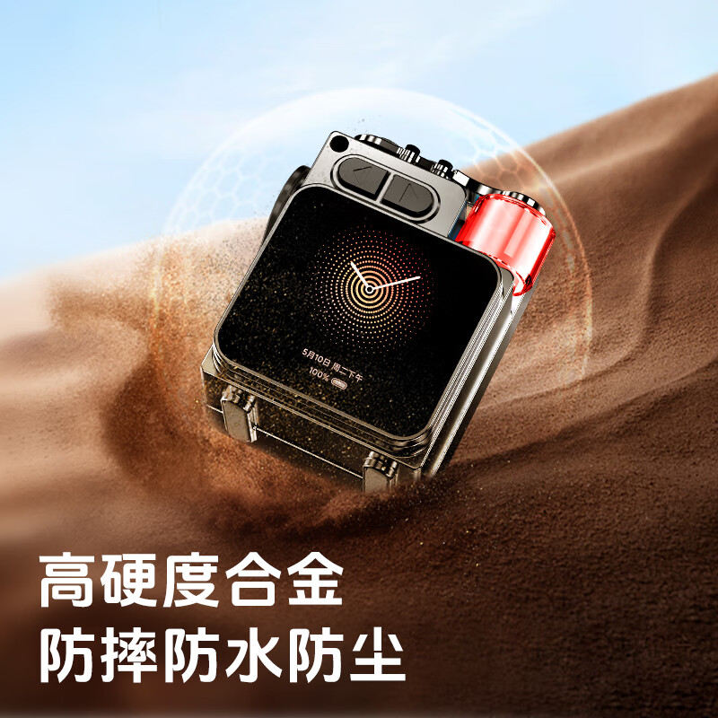 Newmine computer audio Bluetooth speaker portable lyrics display computer mobile phone built-in microphone subwoofer desktop outdoor metal pocket small audio with display K15