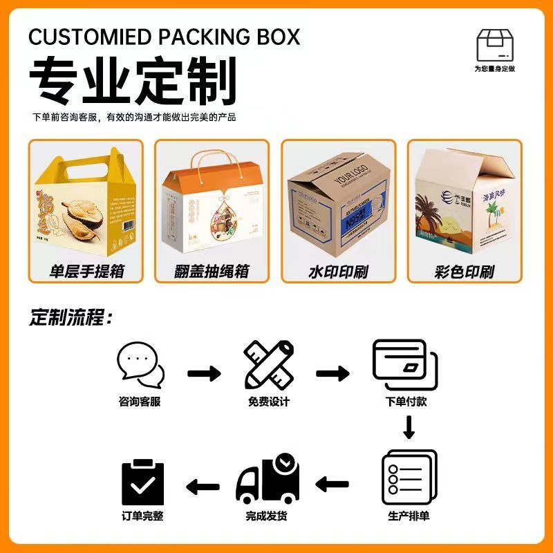 Moving carton extra hard five layers thickened large express storage box packaging packing carton custom made wholesale opening hand buckle large size 50*40*40-5 pieces standard 5 layers + super load-bearing
