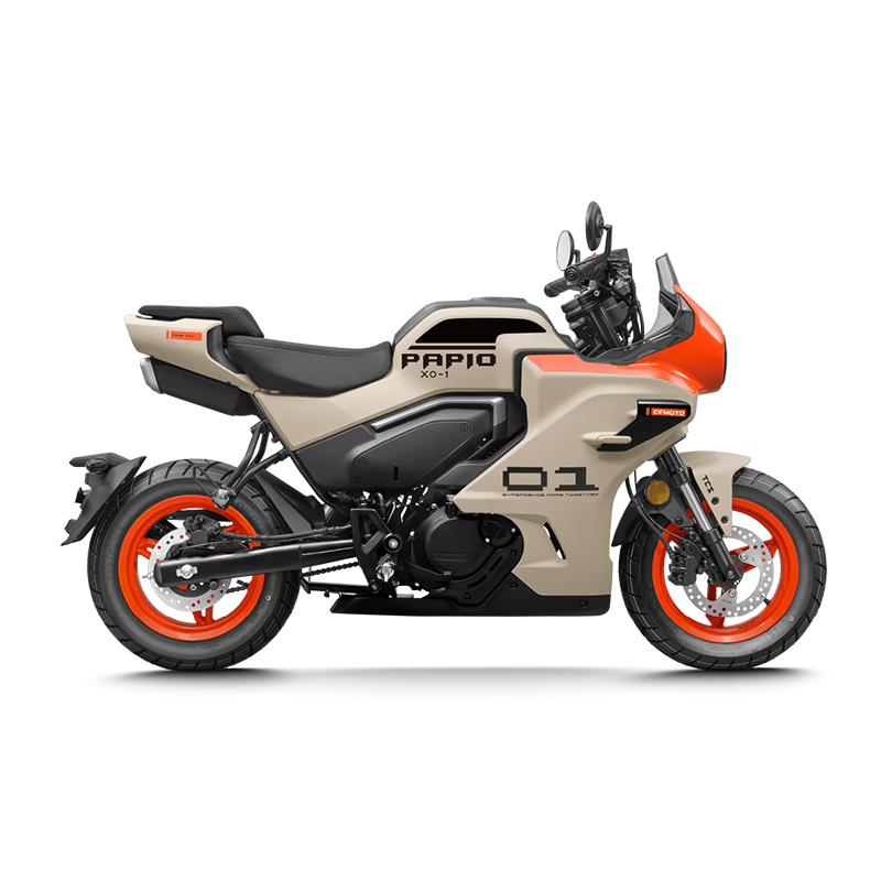 CFMOTOXO baboon racer 2025 motorcycle new car launched store pick up daylight orange