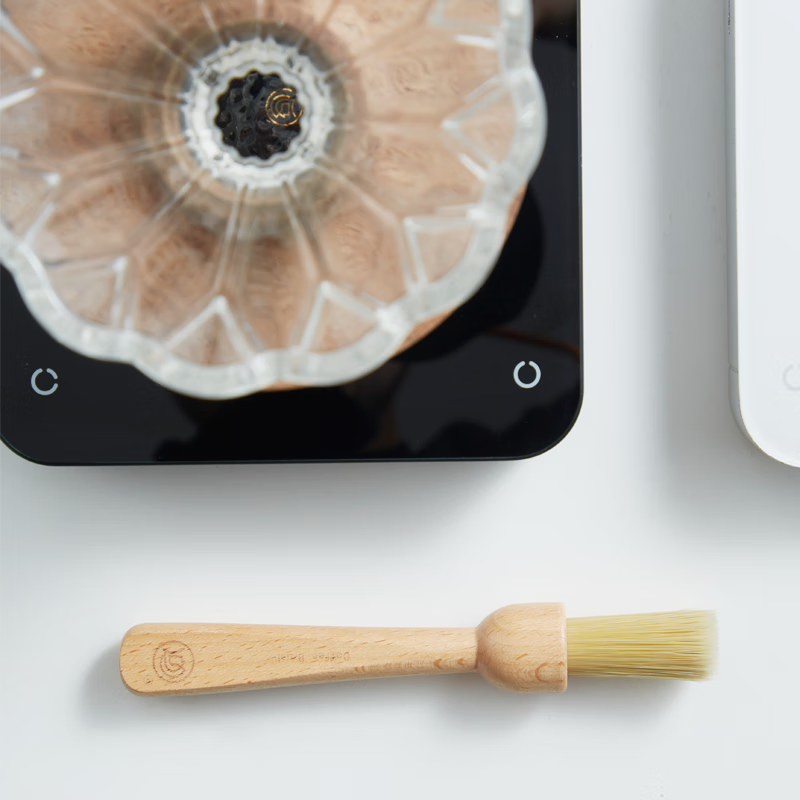 Hero cleaning brush wooden coffee powder cleaning brush solid wood handle coffee machine hand grinder cleaning brush