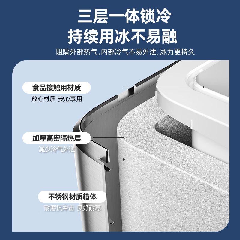 Polar Bear (BEIJIXIONG) commercial household fully automatic ice machine large capacity cube ice machine dormitory bar kitchen 30 ice tray dual-use silver