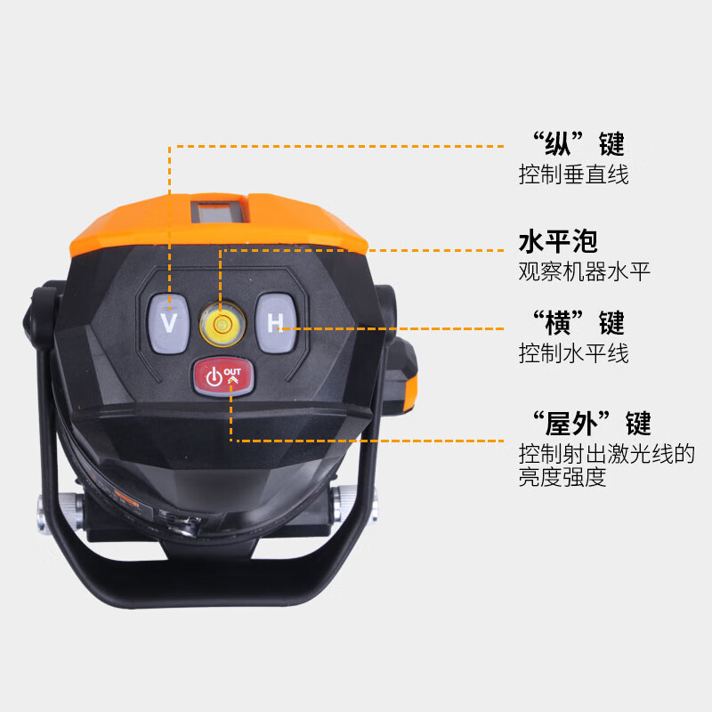 Jiajiesi LD green light level J04-21 high-precision precision laser green light 3-line automatic leveling J04-21