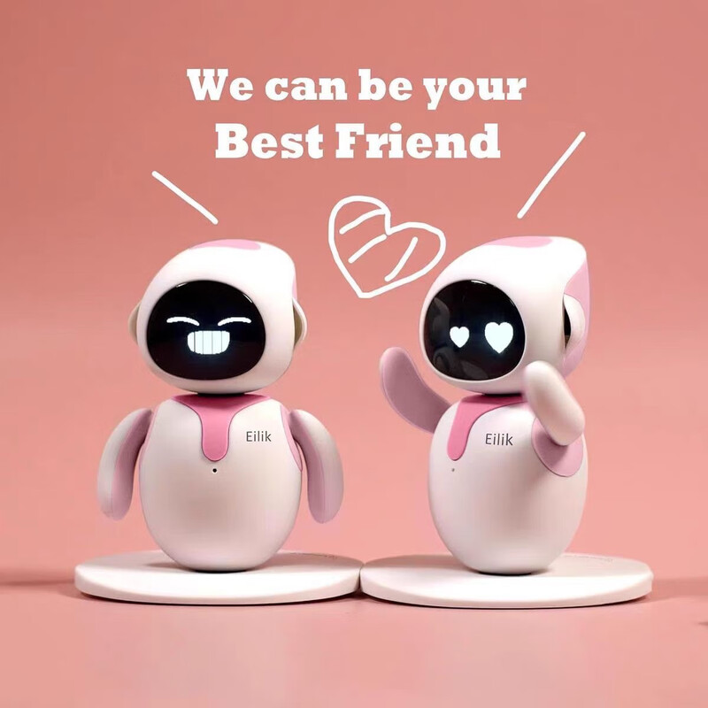 Eilik intelligent robot toy ai electronic toy small desktop pet companion voice machine pink