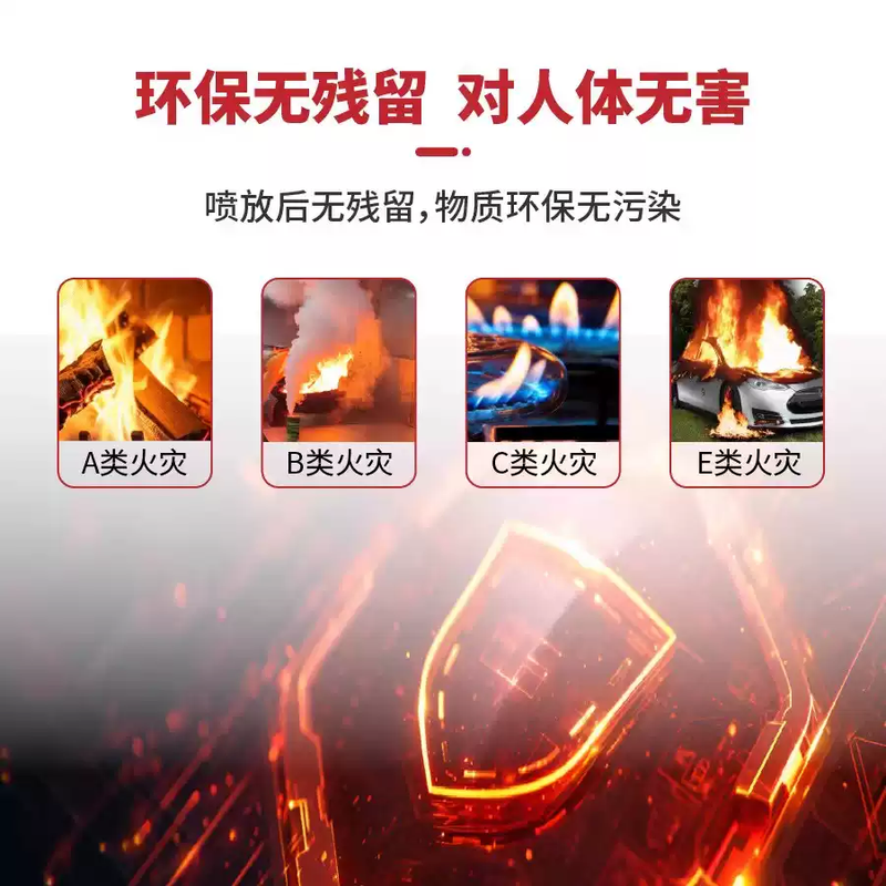 Suspension hot aerosol automatic fire extinguishing device high pressure cabinet low voltage cabinet small space aerosol fire extinguisher 500g round aerosol protection space 5m