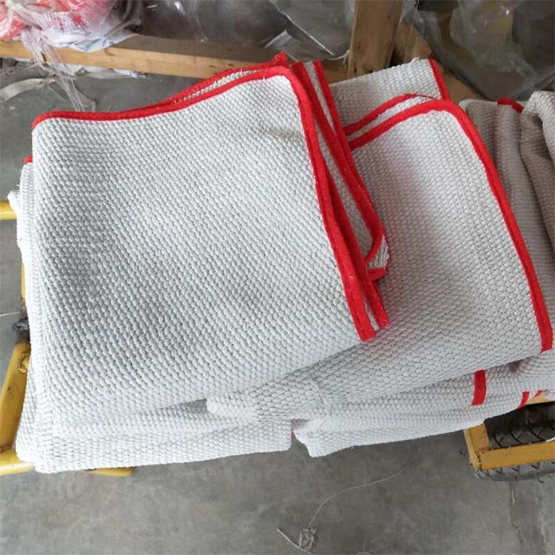 Asbestos fire blanket 1.5 1.5 meters high temperature resistant heat insulation encrypted asbestos cloth fireproof welded fire blanket 1.5mm thick_2 2 meters