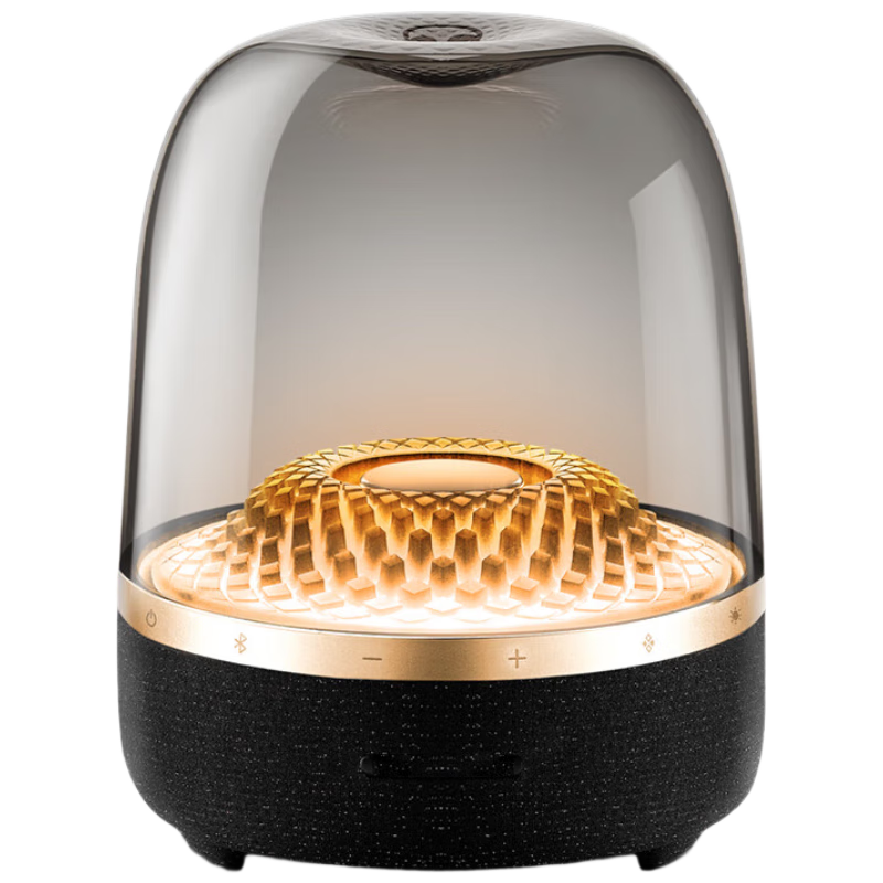 Xinshijia Music Colored Glass Bluetooth Speaker Home Audio Home Theater Audio Goddess Day Gift Aura Studio4 Black Gold Collector's Edition