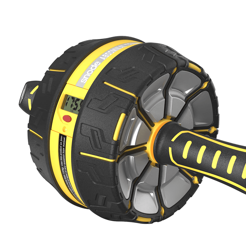 SiNuoDe Abdominal Wheel Automatic Rebound Counting Home Abdominal Muscle Acceleration Men's and Women's Fitness Equipment Sports Abdominal Roller Small