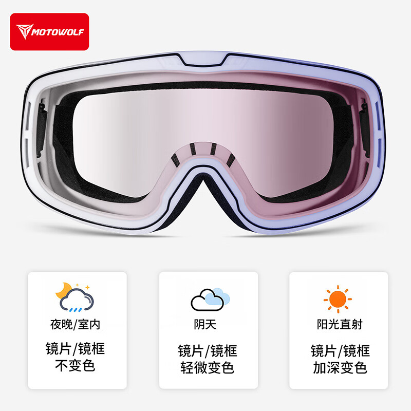 MOTOWOLF motorcycle goggles helmet universal goggles retro motorcycle riding sun protection wind and sand off-road glasses