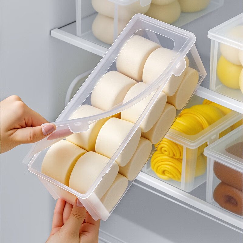 Home KATEI STORY Japan imported steamed bun storage box steamed bun frozen storage box large capacity refrigerator dumpling food grade crisper