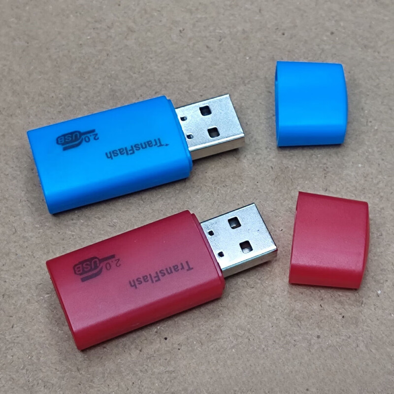 Popular recommendation: TF card/MICROSD card/mobile phone memory card converter U disk high speed 2.0 memory TF card computer car driving recorder dual-purpose card reader Puppy USB2.0 card reader 2 random colors
