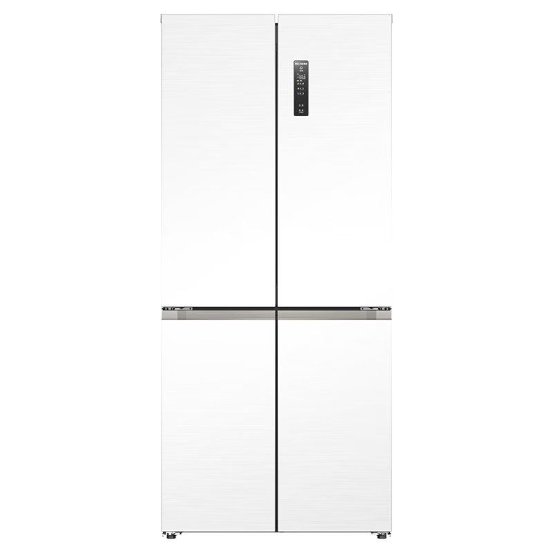 MeiLing AI Smart Refrigerator 503-liter cross-door ultra-thin zero-level embedded dual-system dual-cycle active sterilization and odor-free first-class air-cooled refrigerator AI Smart BCD-503WSPU9CZX-White