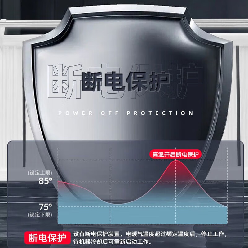 YHGFEE radiator household water and electricity intelligent water injection electric heater energy saving mobile heater indoor bathroom temperature control knob - see details 0 0mm*10 column