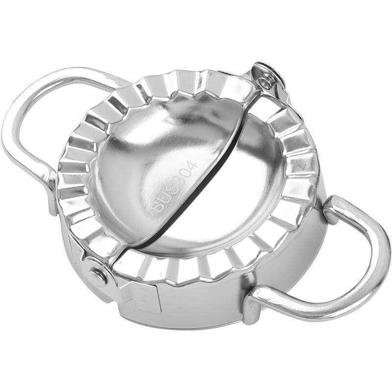 Xinchushi 304 stainless steel dumpling making tool, dumpling maker, household food-grade handmade dumpling clamp, dumpling mold, small dumpling clamp (standard dumpling wrapper)
