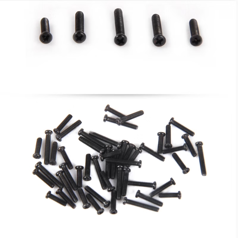 Maixin cross small round head screw nickel plated small pan head screw small cap small head diameter black PM1.6M2M2.5M3M4 M1.6*4 (1000) head 3.0_nickel plated