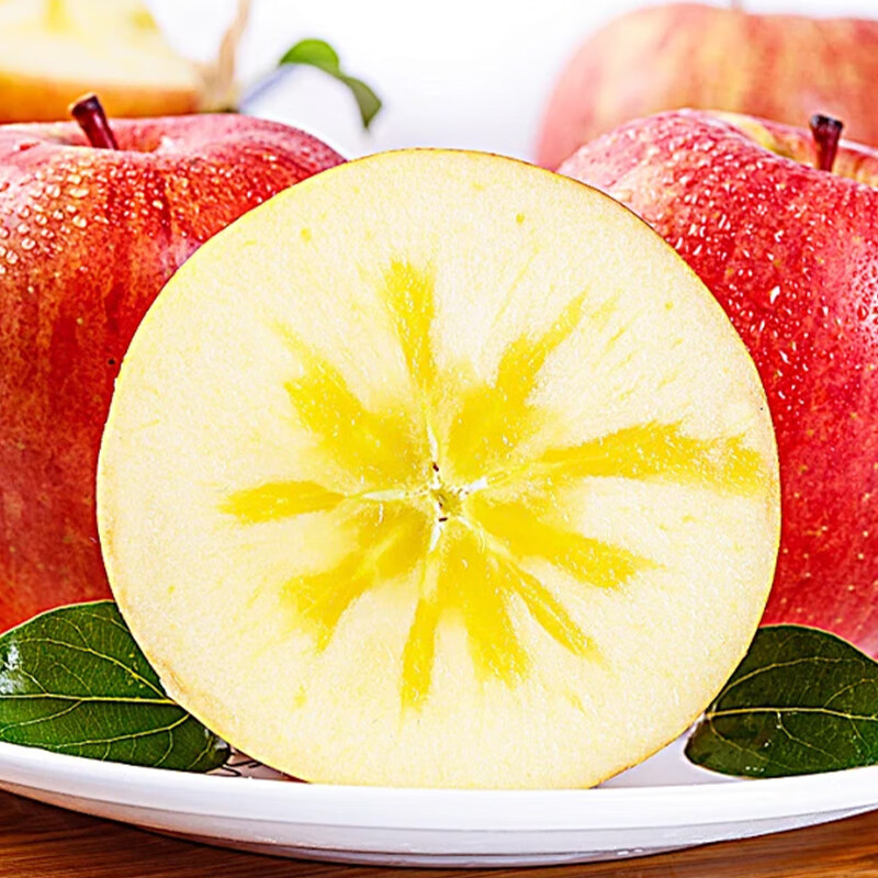 Jingxiansheng Great Wall Red Aksu Apple Gift Box, Net Weight 10 Jin, Single Fruit Starting from 180g