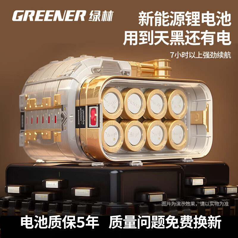 Green Forest Electric Scissors Rechargeable Lithium-Based Pruning Shears Powerful Branch Cutting Electric Scissors Garden Pruning and Pruning Artifact Green Forest Nursery Quick Cutting Model (With Battery Display)_S1