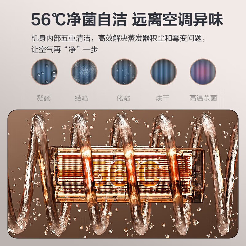 Gree (GREE) air conditioner Yunjia large 1.5 hp new first-class energy efficiency variable frequency heating and cooling energy-saving wall-mounted self-cleaning unit large 1.5 hp first-class energy efficiency Yunjia Pro