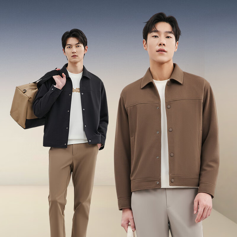 Septwolves Airgel PRO Jacket Autumn and Winter Men's Antistatic Lapel Men's Jacket Brown Camel 2XL