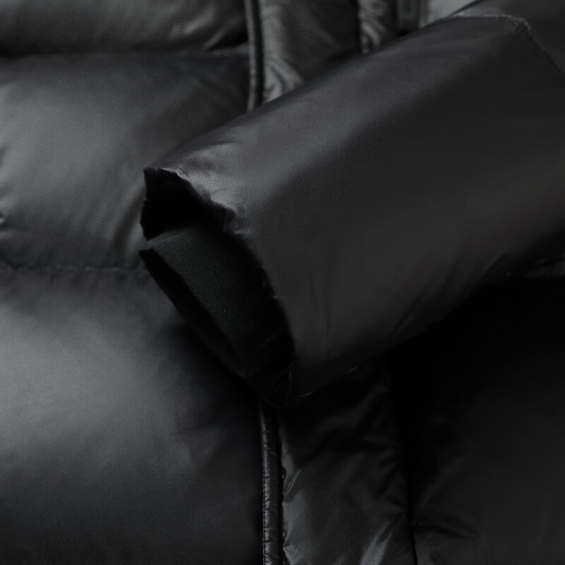 Flying in the Snow Goose Down Series Down Jacket Men's Mid-Length Hooded New Fashion Trend Shiny Warm and Cold-proof Thickened Jacket