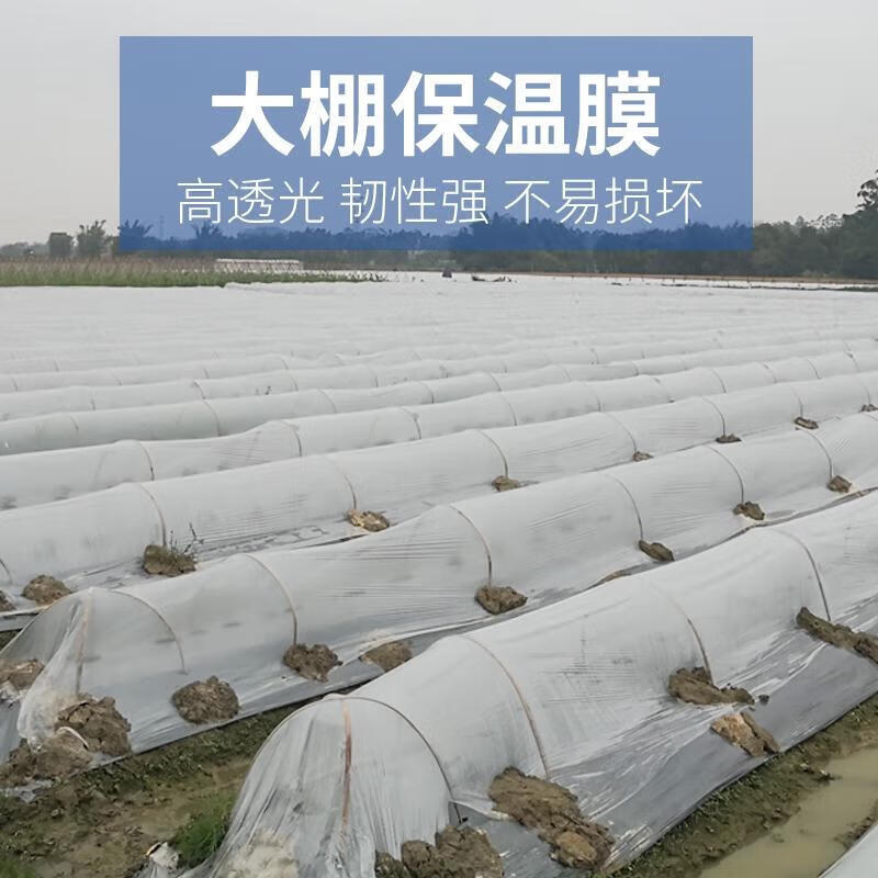 Transparent agricultural plastic film for growing vegetables, small shed film, mulching film, special film for greenhouse planting, plastic paper for heat preservation and cold protection, 4S special film for small shed, 2 meters wide and 3 meters long