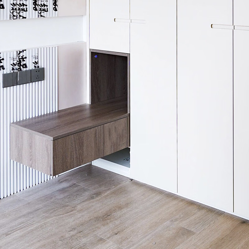 Aochaohang Guangzhou Foshan whole house customization factory solid wood furniture door to top modern simple wardrobe cabinet measurement - deductible payment - customized size free quotation and drawing Square meters