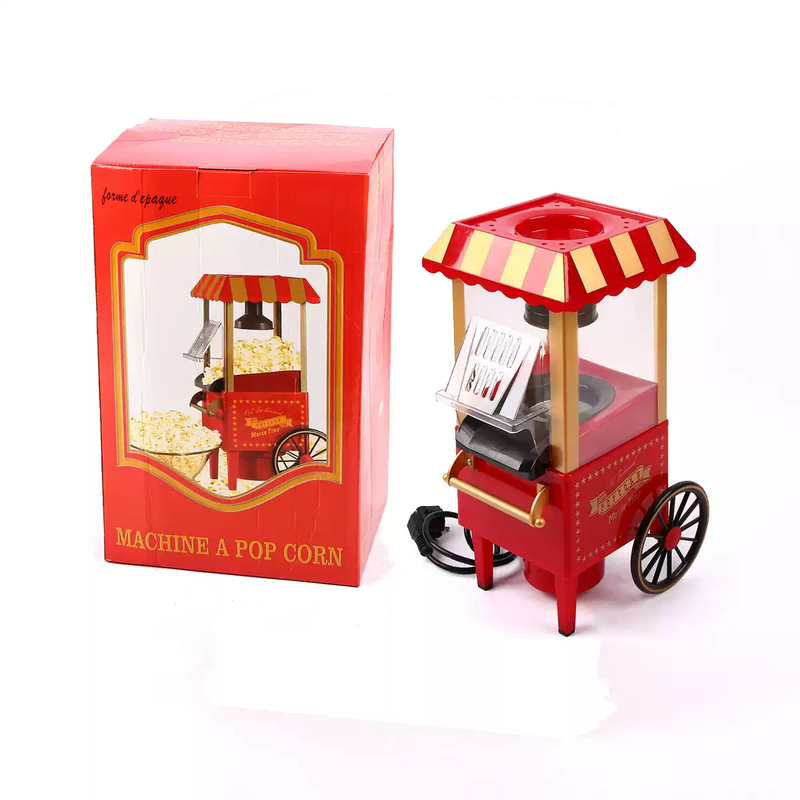 RSRDDY retro cart classical horse model mini popcorn machine household popcorn machine Noyang PM2800 default