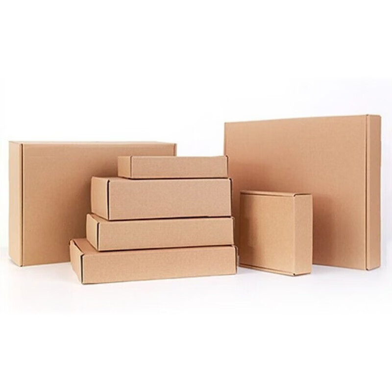 Carton packing box, thickened aircraft box, clothing express box, rectangular carton, special hard packaging, wholesale customization, three layers of high-quality material, 50 pieces, size 15*10*4cm