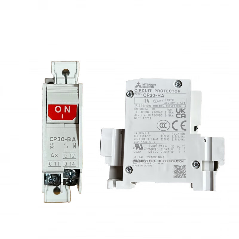 Mitsubishi -BA 1P 2P 3P 1A2A3A4A5A7A10A15A20A30A Equipment circuit breaker 1-M medium speed type CP30-BA 1P x 1A