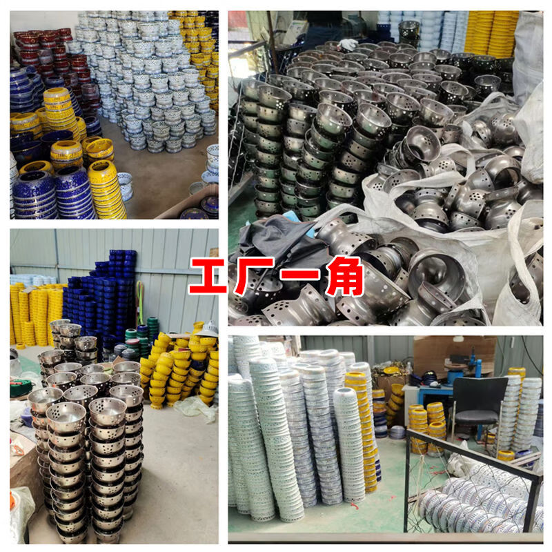 Cloisonné pure copper household small hot pot for one person and one pot enamel household small copper pot alcohol pot single person copper hot pot 1 inch white background Chinese style stainless steel inner pot oil delivery box + wick + oil