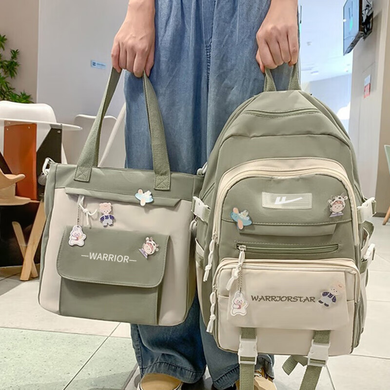 Pull back schoolbags for girls junior high school students 2025 new high-looking primary school students' backpacks high school students' large-capacity backpacks