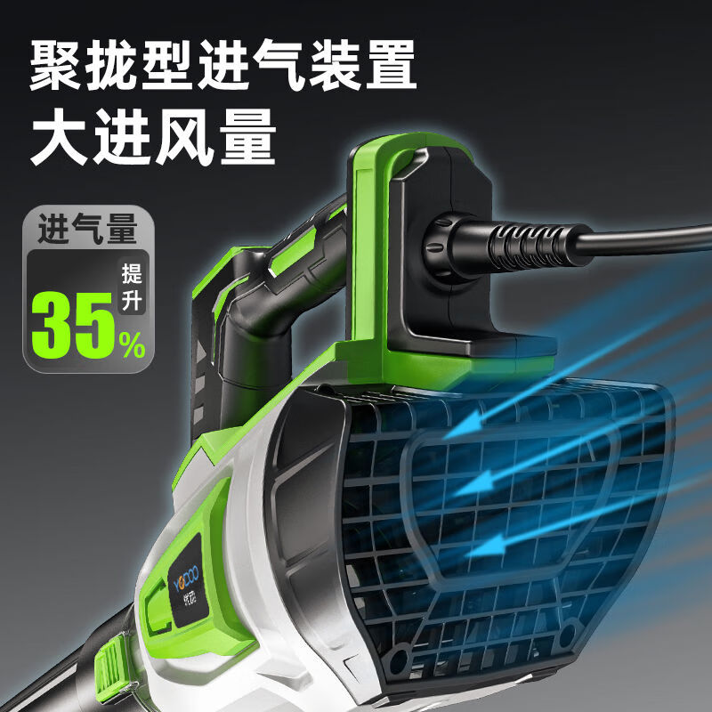 Jianyimao lithium battery industrial-grade hair dryer household high-power blower leaf blower outdoor powerful ash blowing leaf snow blower Storm style hair dryer without battery can be connected to 48v-60v electric vehicles