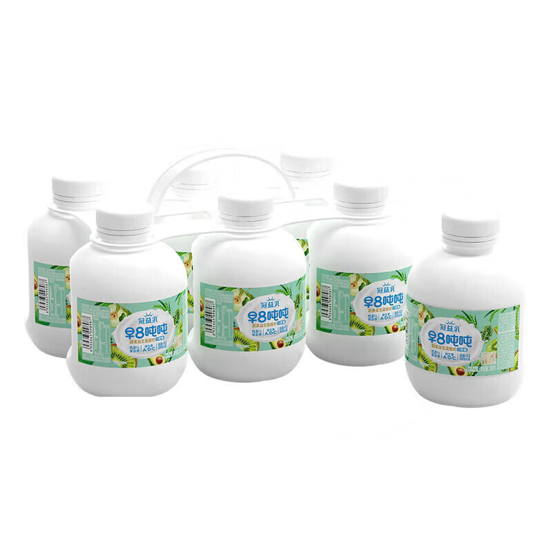 Guanyi Milk Sam's Club Supermarket purchase early 8 tons of fruit and vegetable probiotic yogurt 380g breakfast yogurt 380g*4 bottles
