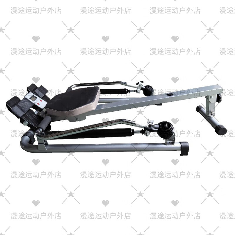 Hydraulic rowing machine, indoor sports equipment, home fitness equipment, small household rowing machine, wind resistance rowing machine, 3-parallel bar hydraulic rowing machine, rear leg tube heightening