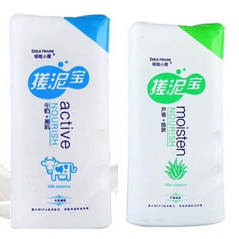 Dora Hut Mud Gel Cream Universal Body Shower Gel for Men and Women Exfoliating Mud Aloe Vera Rejuvenating 500ml