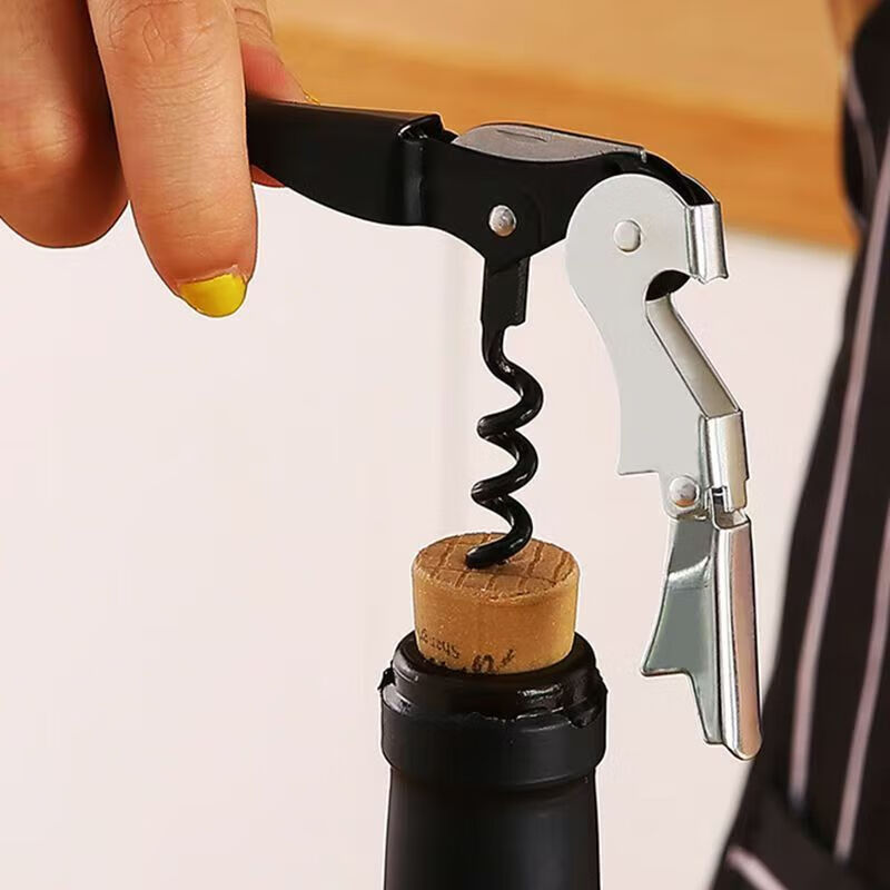 Multifunctional bottle opener Haima knife bottle opener red wine bottle opener beer bottle opener stainless steel universal bottle opener black 1 piece