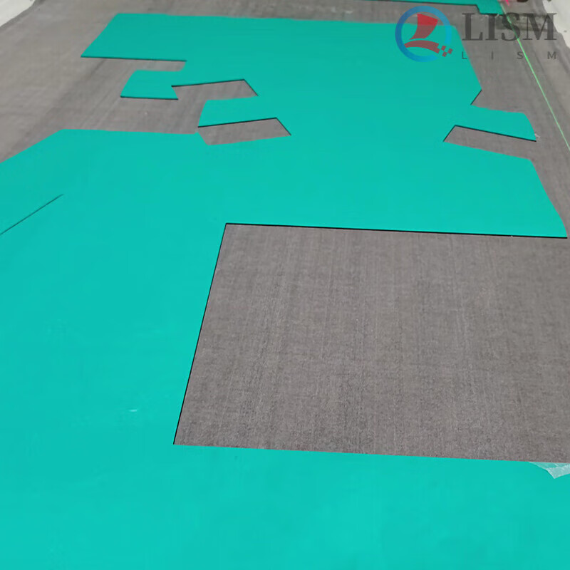 Workbench table mat green rubber mat electrostatic green leather table mat leather mat floor mat insulating mat rubber mat protection matt green black 0.2m*0.2m*2mm