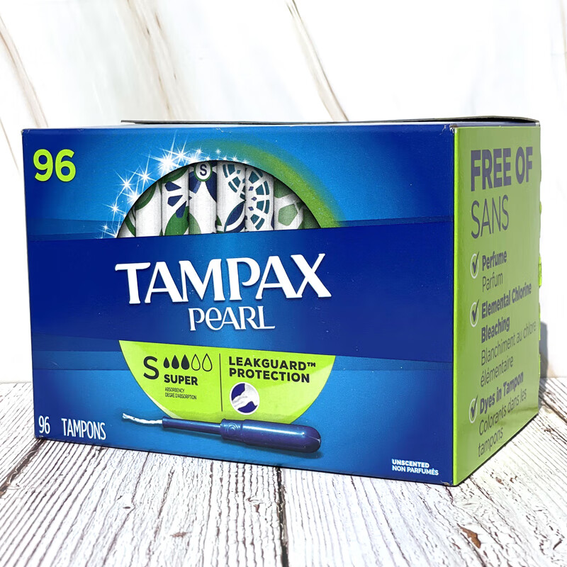 TAMPAX spot American tampons with long duct type built-in cotton swabs, 96 ordinary extra large flow rates, 48 large flow rates + 48 ordinary flow rates, disassembly and mixing, others