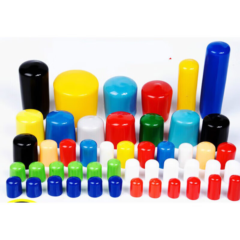 Jipindi customized rubber sleeve plastic steel pipe protective sleeve cap rubber sleeve wire head rubber cap screw plug thread protection inner diameter 3.5mm (10000 price)
