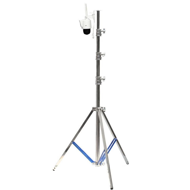 Security monitoring equipment dome camera 2357m mobile pole thickened stainless steel floor tripod stand 7m high thickened stainless steel frame (ask customer service for accessories)
