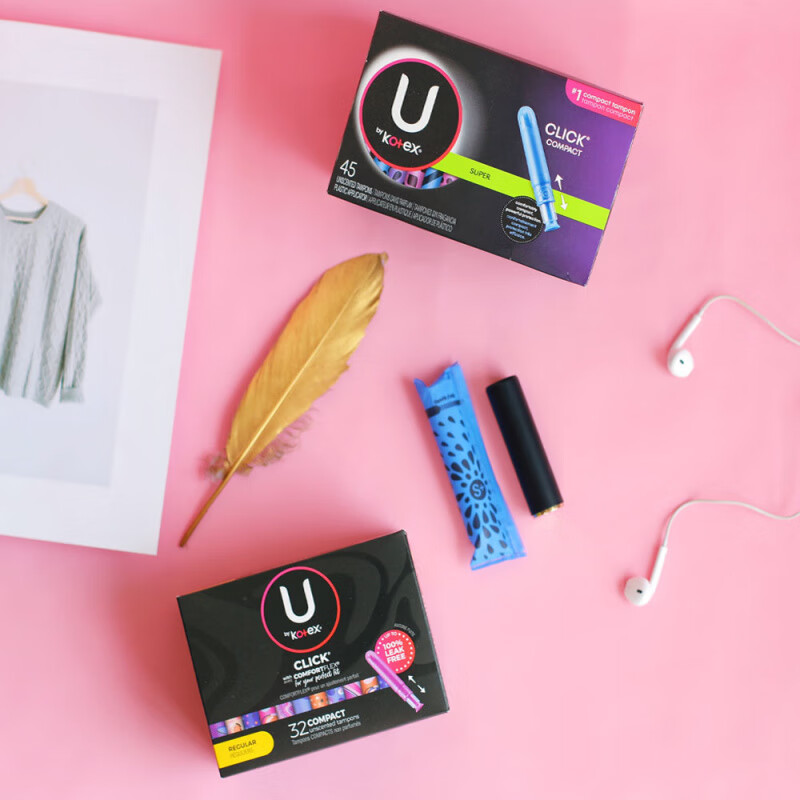 Kotex has ready-made Kotex tampons for swimming, kotex plastic short tube tampons, no odor, as shown in the picture 3, box of 45 pieces, others