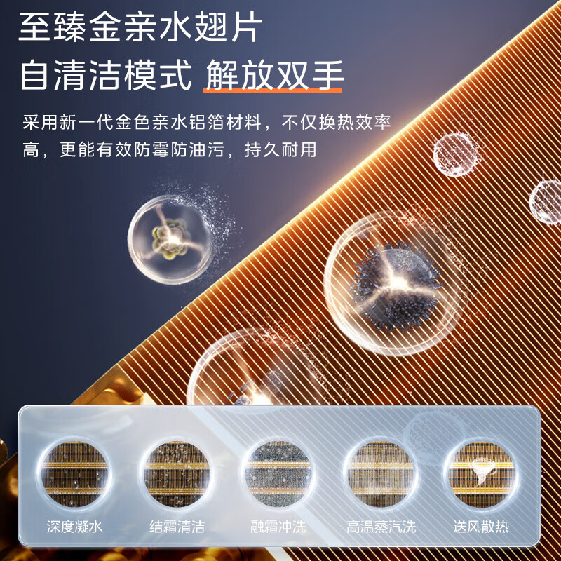 Coolfree duct machine produced by Midea Coolfree central air conditioner 1.5 HP first-level energy efficiency cooling and heating bedroom and living room one-to-one KFR-35T2W/BD-CF (1)