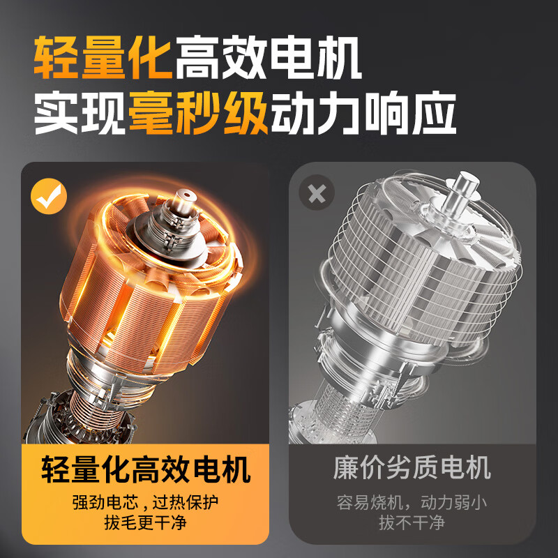 Three Kitchens fully automatic poultry feather remover electric chicken, duck and goose feather artifact multi-functional waterproof charging plus commercial hair removal machine