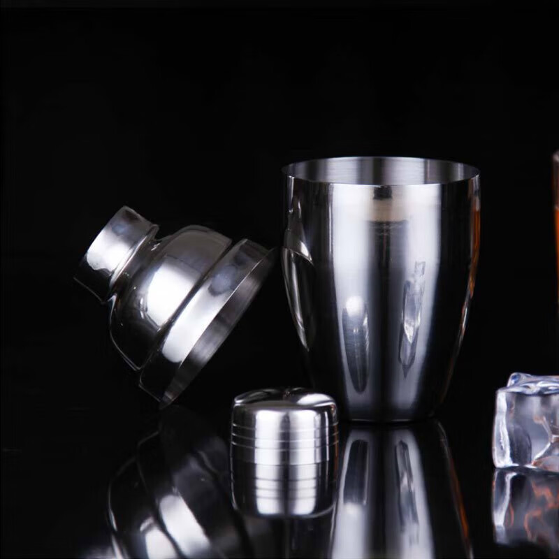 Just life 304 stainless steel cocktail shaker cocktail shaker cocktail cup foreign wine shaker shaker cup cocktail shaker 550ml
