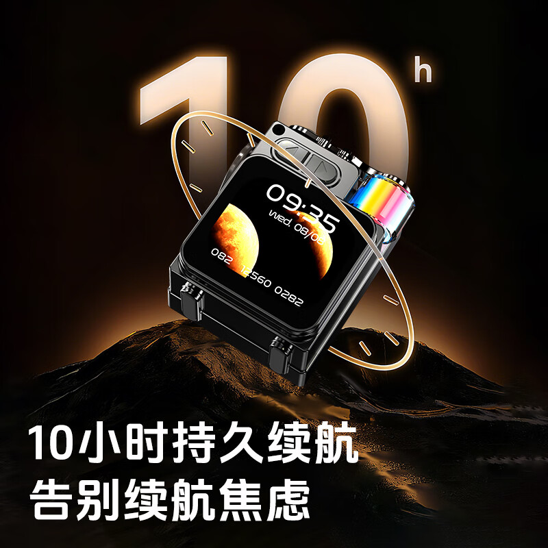 Newmine computer audio Bluetooth speaker portable lyrics display computer mobile phone built-in microphone subwoofer desktop outdoor metal pocket small audio with display K15