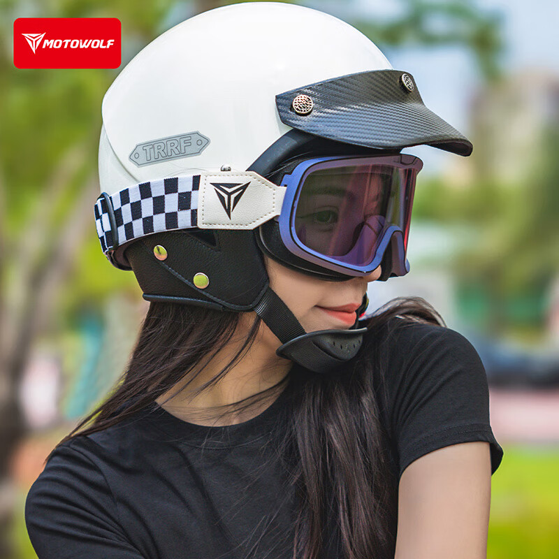 MOTOWOLF motorcycle goggles helmet universal goggles retro motorcycle riding sun protection wind and sand off-road glasses