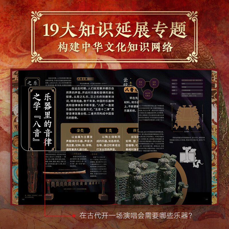 Brushed edges on three sides. National treasure. Illustrated illustration of 195 cultural relics banned from China. Limited edition bookplate + four-goat bronze square statue + bronze standing portrait picture.