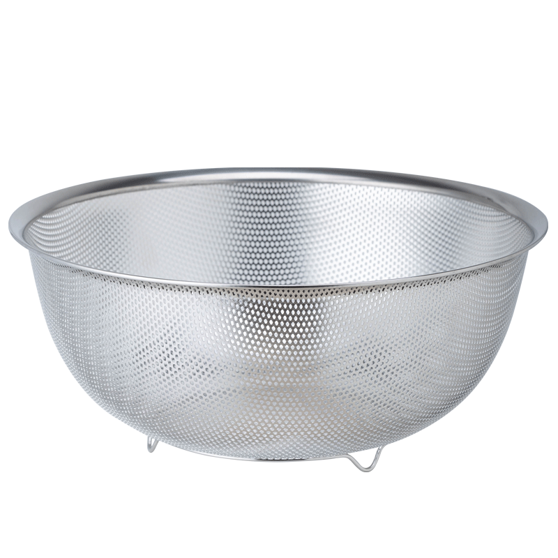 Shuangshan 304 stainless steel drain basin kitchen sink drain basket household multi-functional cooking basin egg beating and basin