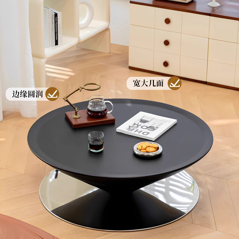 Orange also French creative flying saucer coffee table living room home minimalist coffee table small apartment cream style suspended coffee table