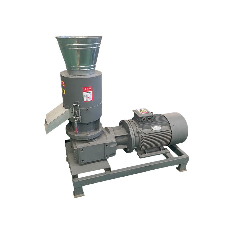 Honggong biomass flat die pellet machine multi-purpose sawdust straw shavings rice husk cow dung straw pellet machine 200